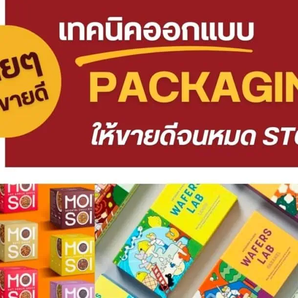 ง่ายๆ แต่ขายดี เทคนิคออกแบบ packaging ให้ขายดีจนหมด Stock