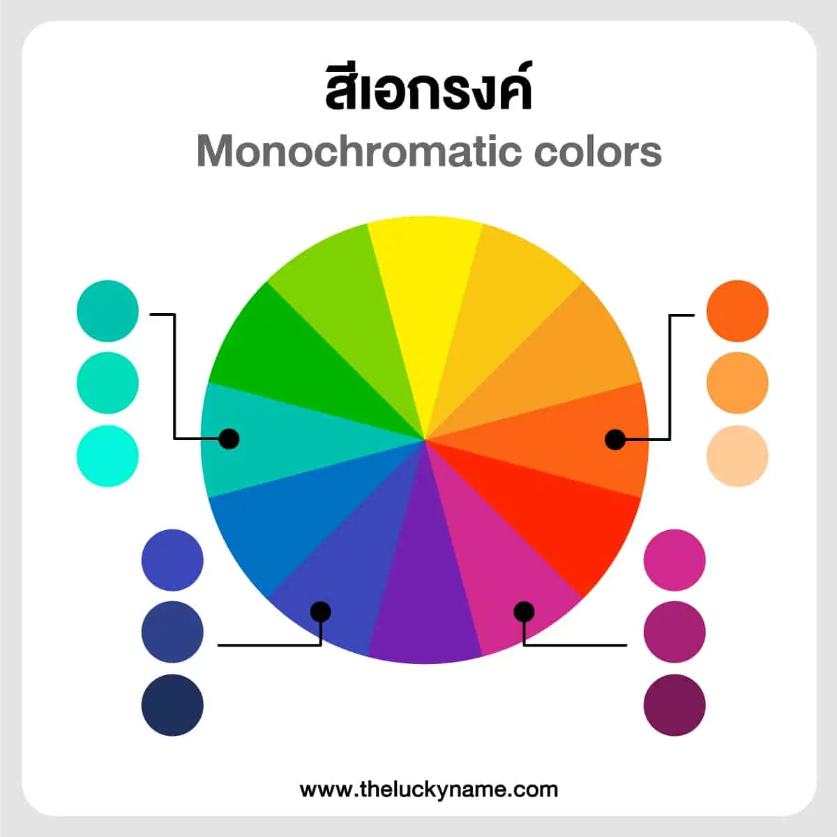 สีเอกรงค์ Monochromatic colors