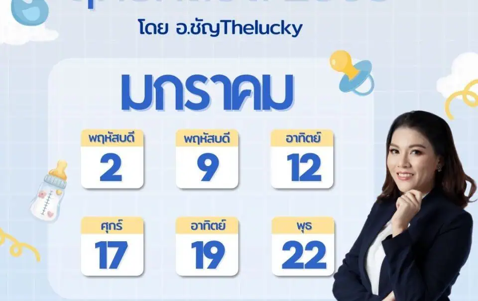 ฤกษ์คลอดมกราคม2568