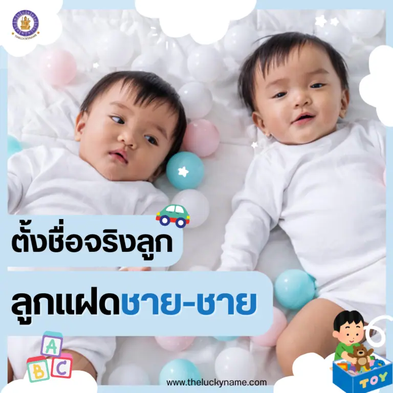 ตั้งชื่อจริงลูกแฝดชาย-ชาย