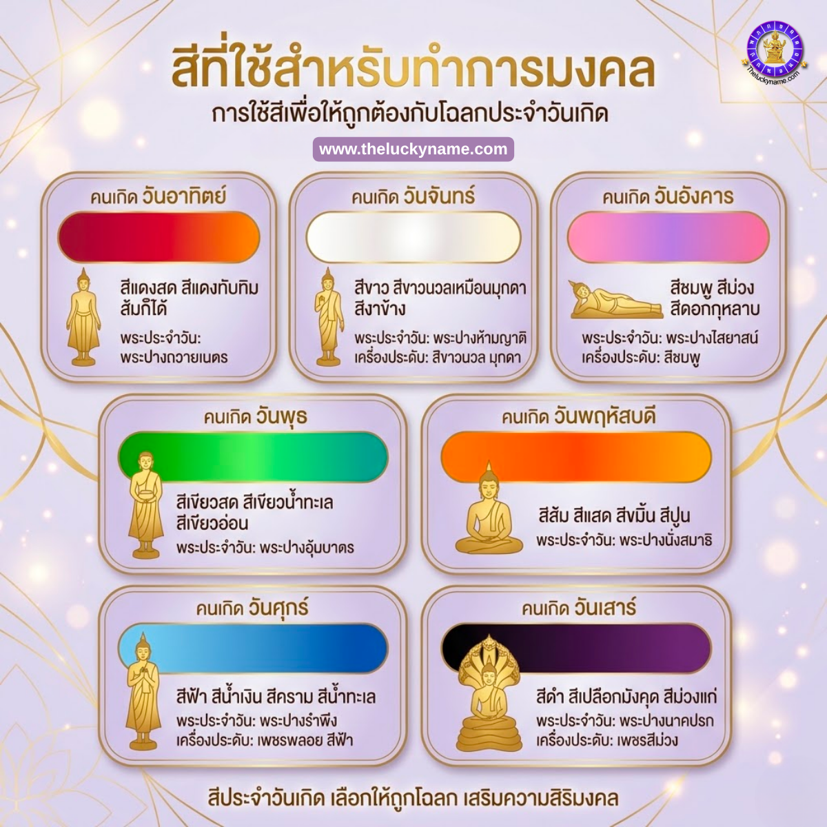 สีที่ใช้สำหรับทำการมงคล
